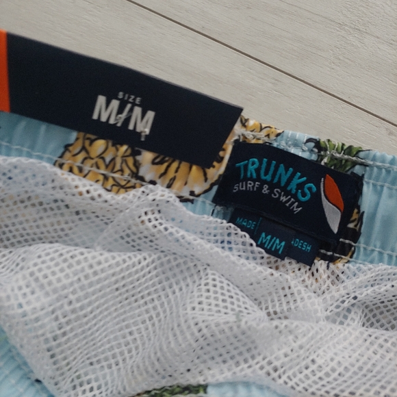 TRUNKS Surf and Swim Co. Pineapple Print Swim Shorts - Picture 11 of 13